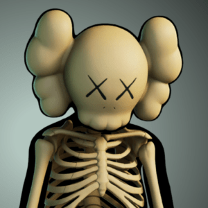 Icono del skin Esqueleto KAWS
