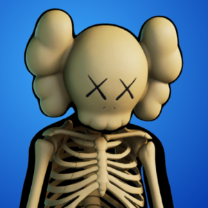 Icono del skin Esqueleto KAWS