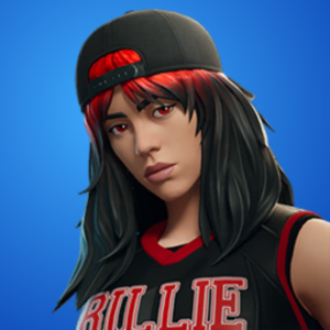 Icono del skin Billie de rojo