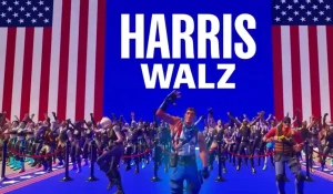 kamala harris en fortnite