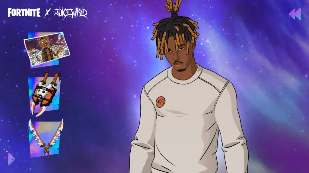 juice wrld en fortnite