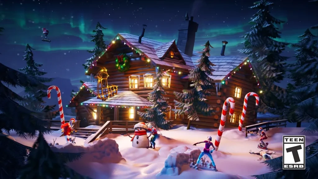 evento de navidad de fortnite