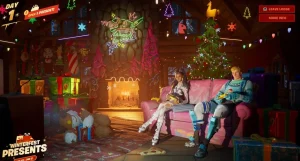 evento de navidad de fortnite