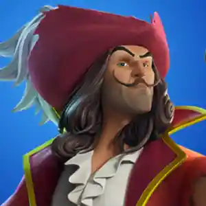 Vista previa de la Skin Capitán Garfio de Fortnite